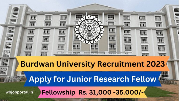 Burdwan University Recruitment 2023