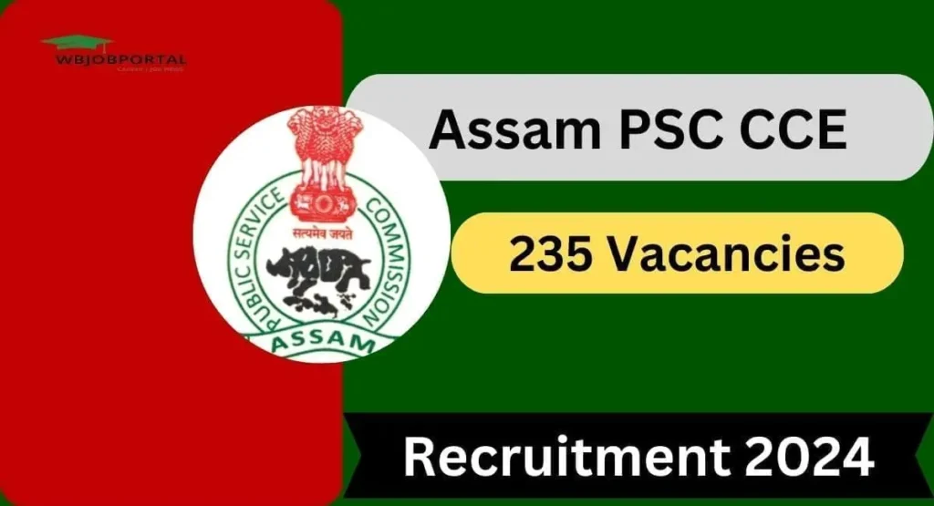 Assam PSC CCE Recruitment 2024
