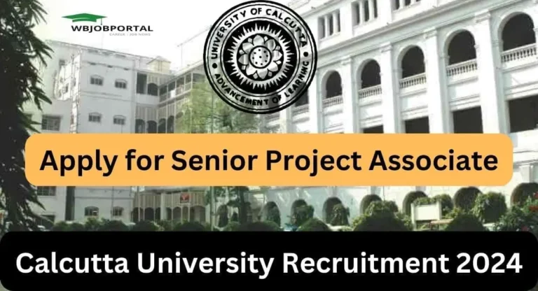 Calcutta University Recruitment 2024