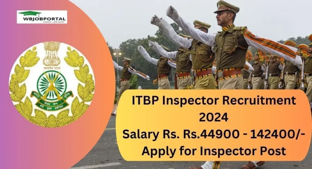 ITBP Inspector Recruitment 2024
