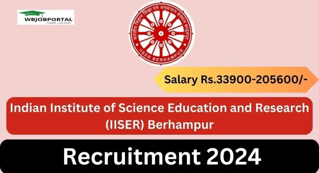 IISER Berhampur Recruitment 2024 