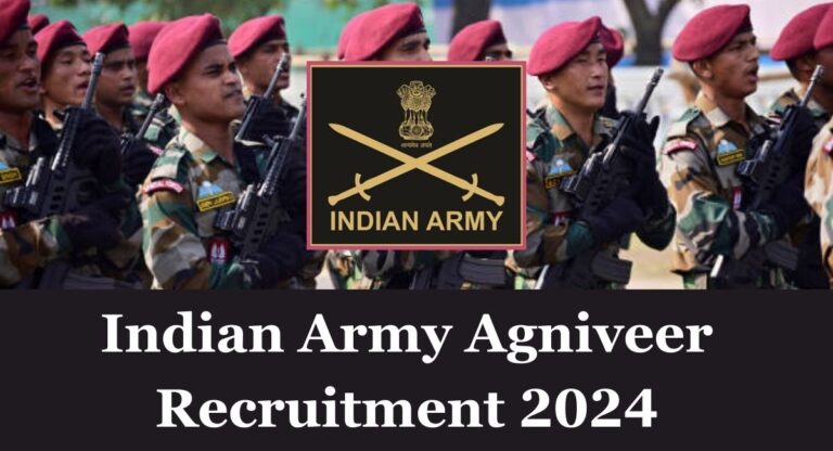Indian Army Agniveer Recruitment 2024 Apply